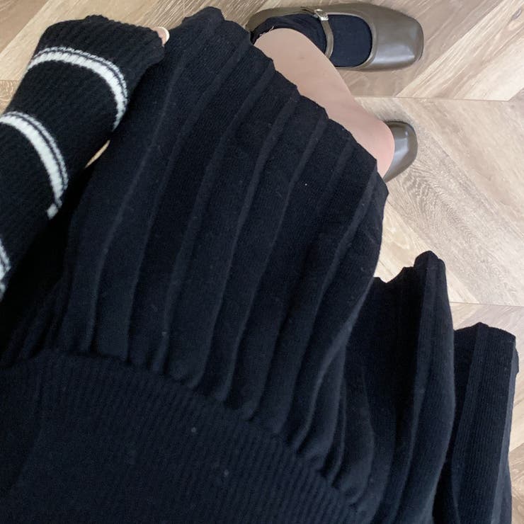 【SHOPLIST限定】韓国風シックな秋新作ハイウェストプリーツスカートニット | 17kg | 詳細画像13 