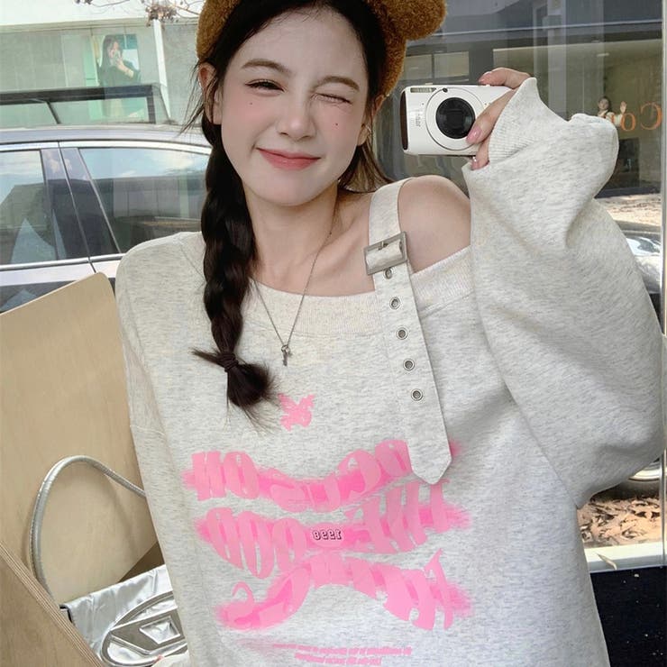 【SHOPLIST限定】アメリカンホリック大きいサイズスウェットオフショルダーロ… | 17kg | 詳細画像11 