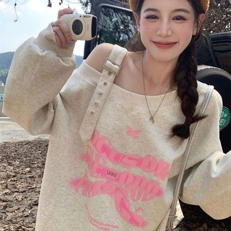 【SHOPLIST限定】アメリカンホリック大きいサイズスウェットオフショルダーロ… | 17kg | 詳細画像9 
