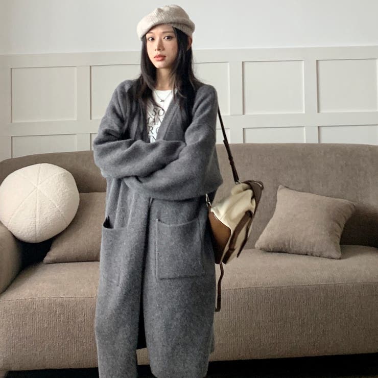 美品♡ロング丈♡ヴァージンウール♡ESCADA エスカーダ ニット カーディガン 美品♡ロング丈♡ヴァージンウール♡ESCADA エスカーダ ニット