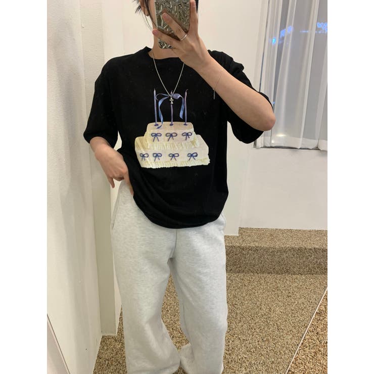 【SHOPLIST限定】春の装いをお楽しみ！ケーキボックス＆リボンプリントの半袖… | 17kg | 詳細画像5 