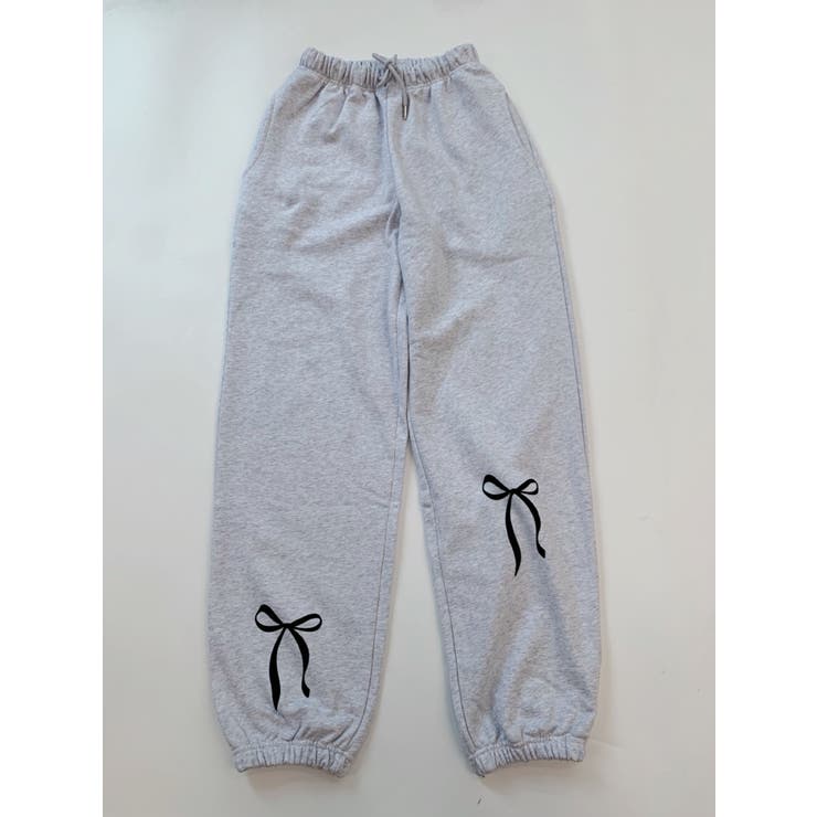 【SHOPLIST限定】リボンライクに！プリント柄可愛らしいウエストロングパンツ | 17kg | 詳細画像10 