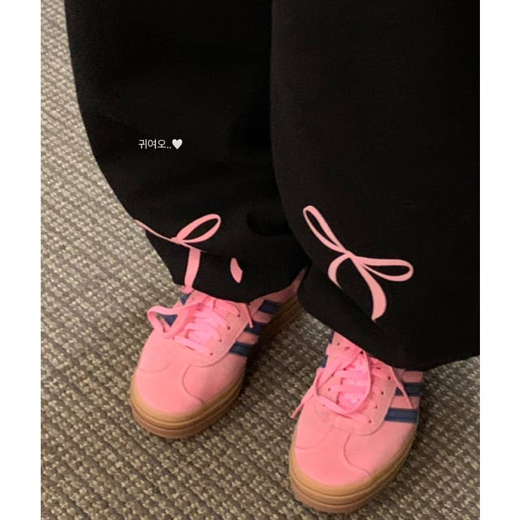 【SHOPLIST限定】リボンライクに！プリント柄可愛らしいウエストロングパンツ | 17kg | 詳細画像19 