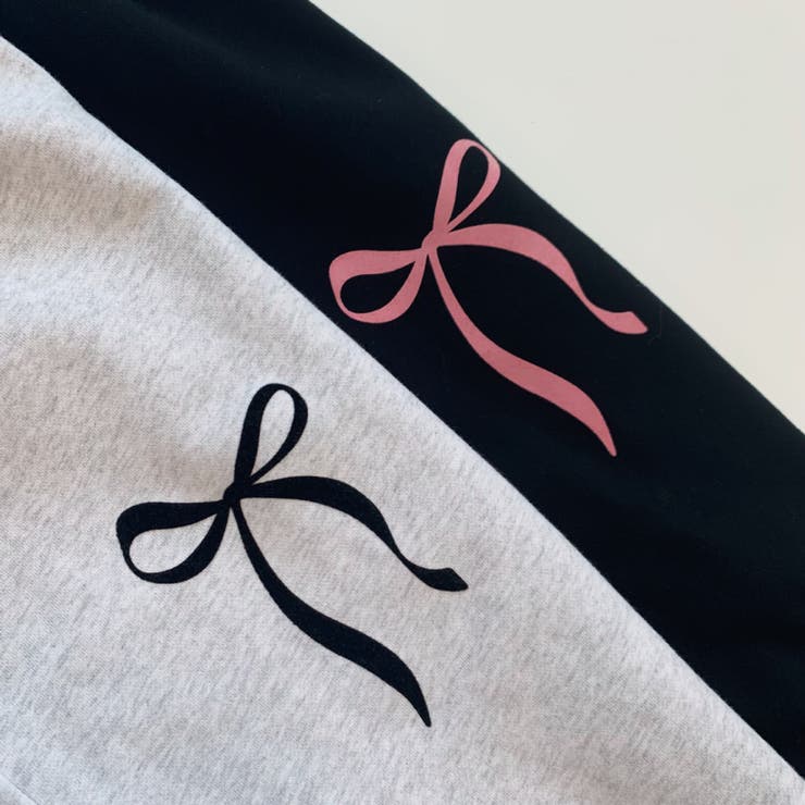 【SHOPLIST限定】リボンライクに！プリント柄可愛らしいウエストロングパンツ | 17kg | 詳細画像8 