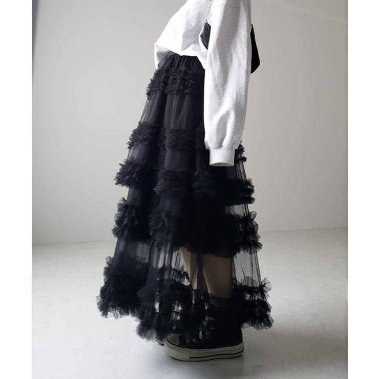 【SHOPLIST限定】重ね着するに！インナースカート付きの3層スカート、Aライ… | 17kg | 詳細画像13 