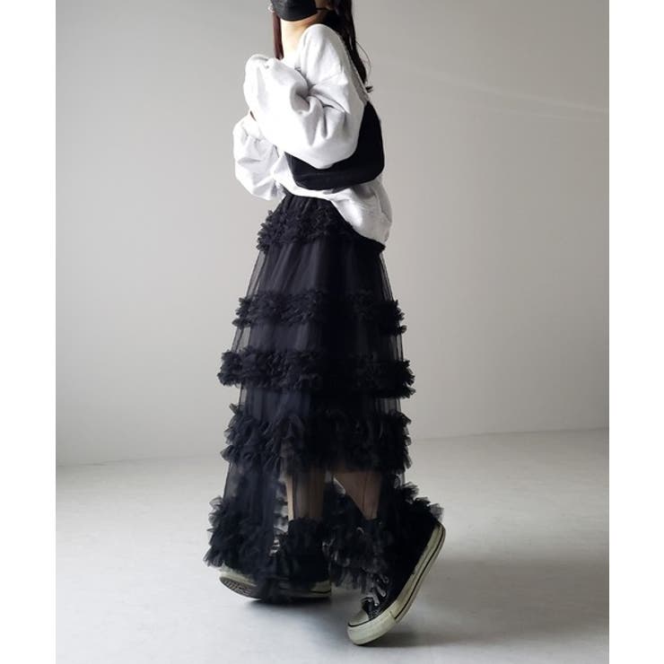 【SHOPLIST限定】重ね着するに！インナースカート付きの3層スカート、Aライ… | 17kg | 詳細画像14 