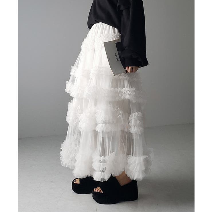【SHOPLIST限定】重ね着するに！インナースカート付きの3層スカート、Aライ… | 17kg | 詳細画像26 