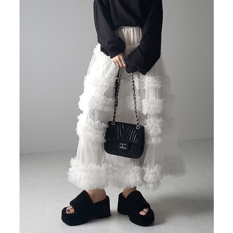 【SHOPLIST限定】重ね着するに！インナースカート付きの3層スカート、Aライ… | 17kg | 詳細画像27 