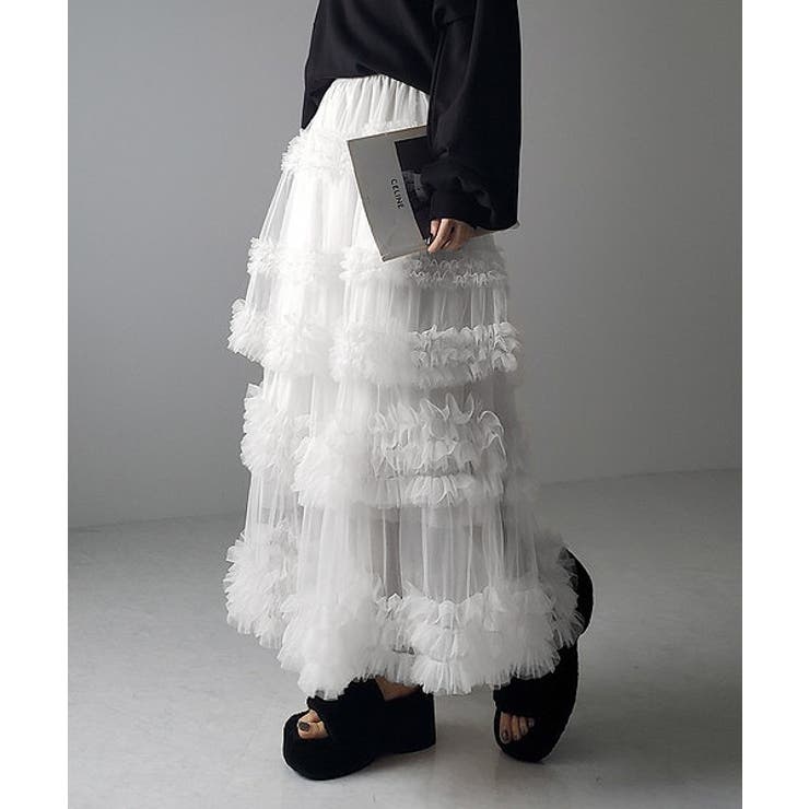 【SHOPLIST限定】重ね着するに！インナースカート付きの3層スカート、Aライ… | 17kg | 詳細画像28 