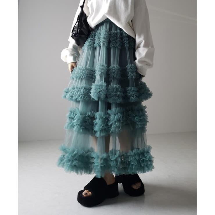 【SHOPLIST限定】重ね着するに！インナースカート付きの3層スカート、Aライ… | 17kg | 詳細画像32 