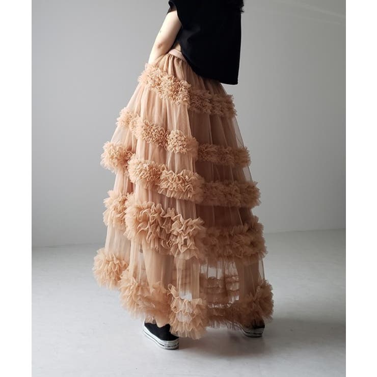 【SHOPLIST限定】重ね着するに！インナースカート付きの3層スカート、Aライ… | 17kg | 詳細画像34 