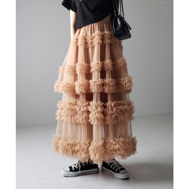 【SHOPLIST限定】重ね着するに！インナースカート付きの3層スカート、Aライ… | 17kg | 詳細画像35 