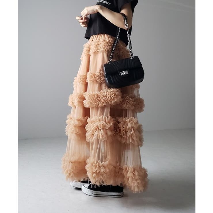 【SHOPLIST限定】重ね着するに！インナースカート付きの3層スカート、Aライ… | 17kg | 詳細画像36 