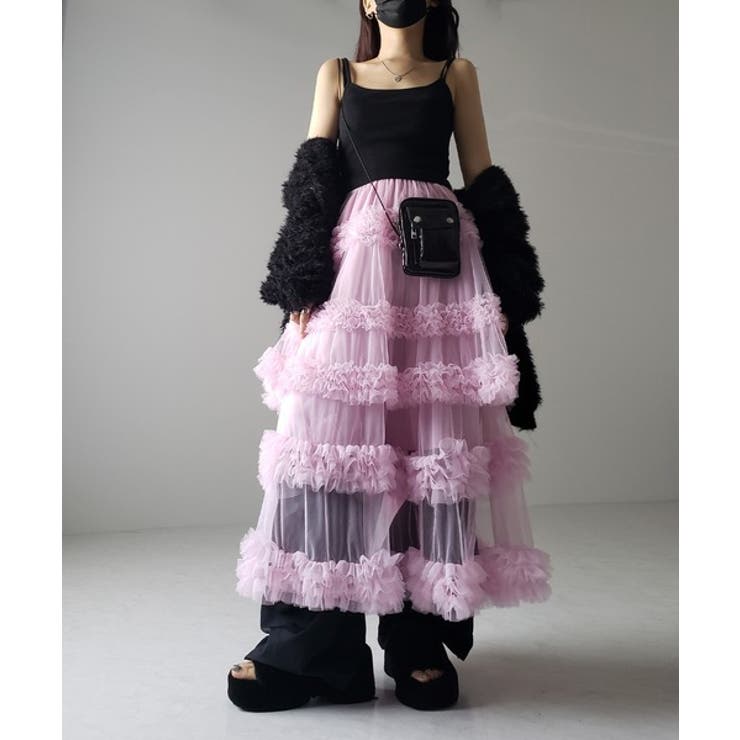 【SHOPLIST限定】重ね着するに！インナースカート付きの3層スカート、Aライ… | 17kg | 詳細画像42 