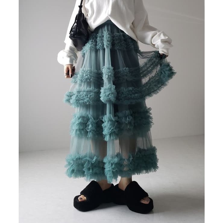 【SHOPLIST限定】重ね着するに！インナースカート付きの3層スカート、Aライ… | 17kg | 詳細画像55 