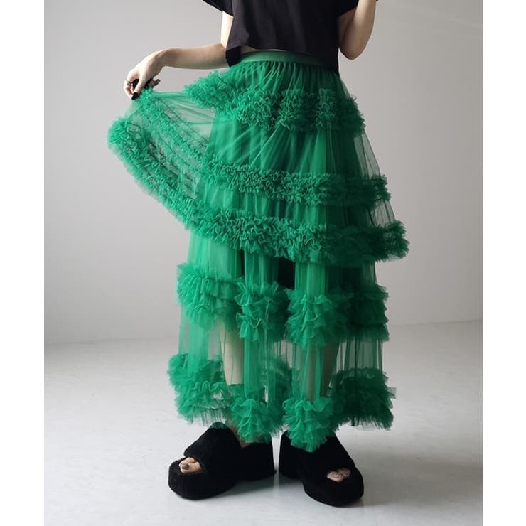 【SHOPLIST限定】重ね着するに！インナースカート付きの3層スカート、Aライ… | 17kg | 詳細画像62 