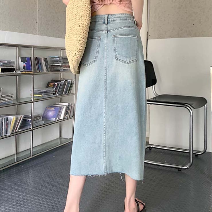 【SHOPLIST限定】独自の雰囲気を演出。刺繍デニムスカート。ラインストーン装… | 17kg | 詳細画像8 