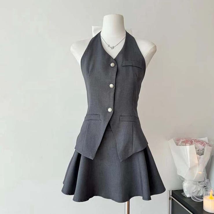 【SHOPLIST限定】しっかりしていてスタイリッシュ!大きなリボン付きのベスト… | 17kg | 詳細画像2 