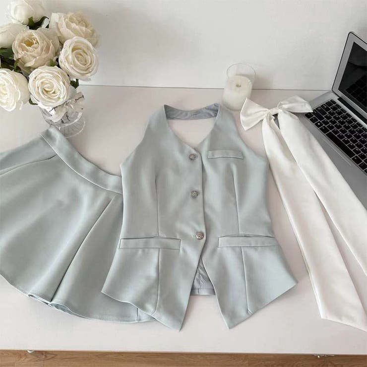 【SHOPLIST限定】しっかりしていてスタイリッシュ!大きなリボン付きのベスト… | 17kg | 詳細画像4 