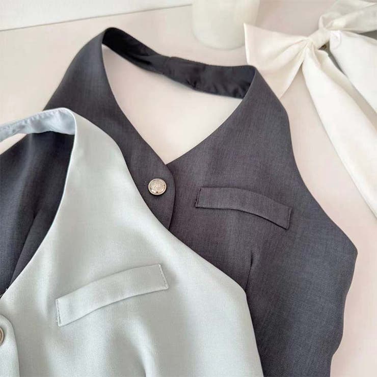 【SHOPLIST限定】しっかりしていてスタイリッシュ!大きなリボン付きのベスト… | 17kg | 詳細画像7 