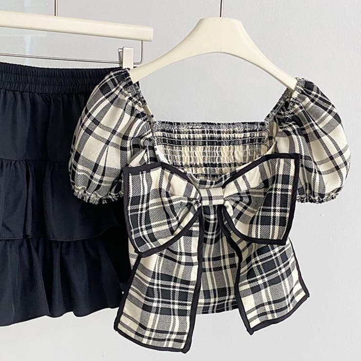 【SHOPLIST限定】2024夏!蝶ネクタイのチェックシャツ | 17kg | 詳細画像1 