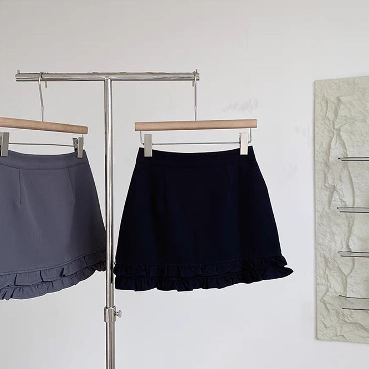 フリルで春ブーム満開?ダブルピコットレースのスーツスカート | 17kg | 詳細画像3 