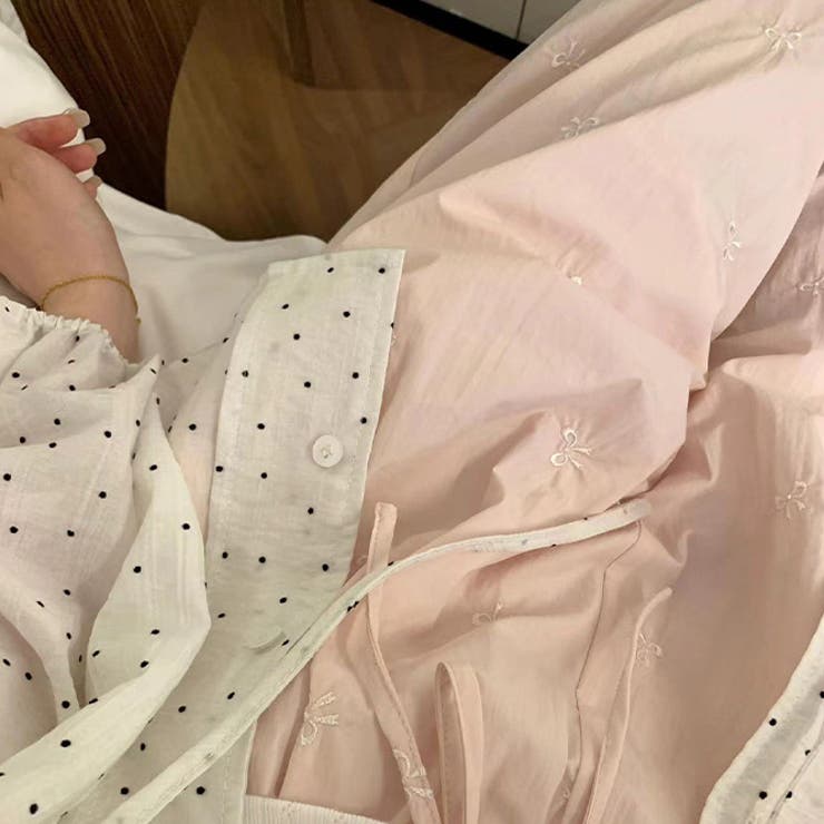 甘くてクールな。くすぐるピンクの刺繍カーゴパンツ | 17kg | 詳細画像11 