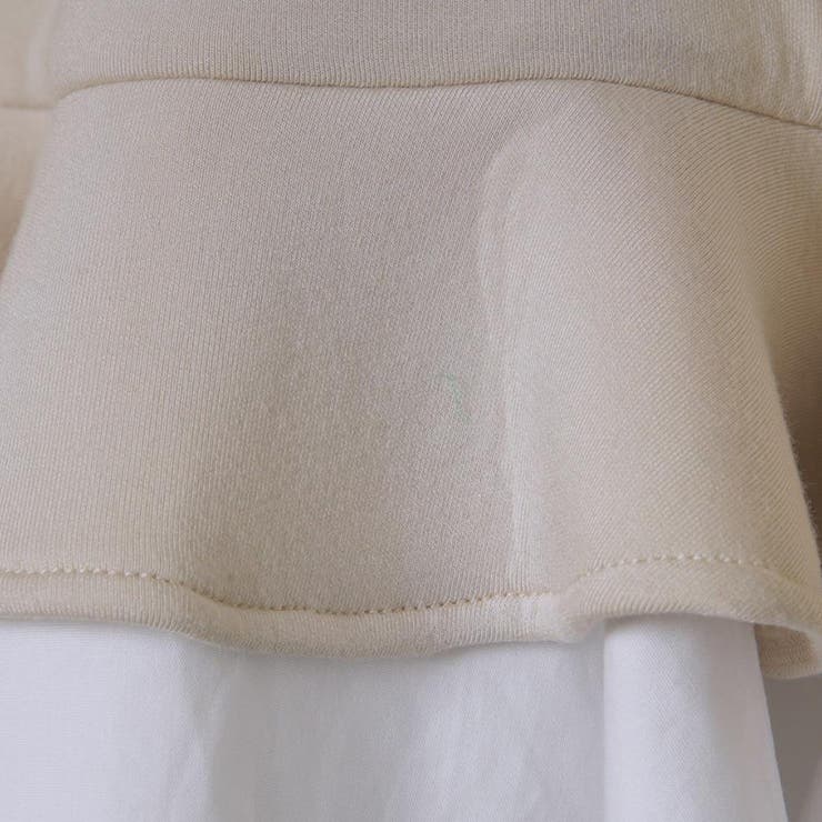 気負わず快適 【春】ハイネックフェイクレイヤードスウェット 切替ティアード風スウ… | 17kg | 詳細画像30 