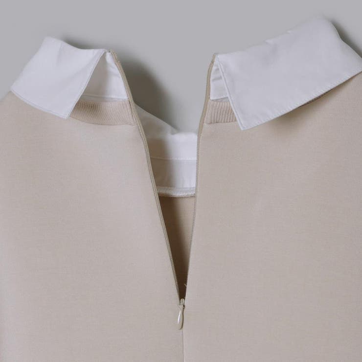 気負わず快適 【春】ハイネックフェイクレイヤードスウェット 切替ティアード風スウ… | 17kg | 詳細画像32 