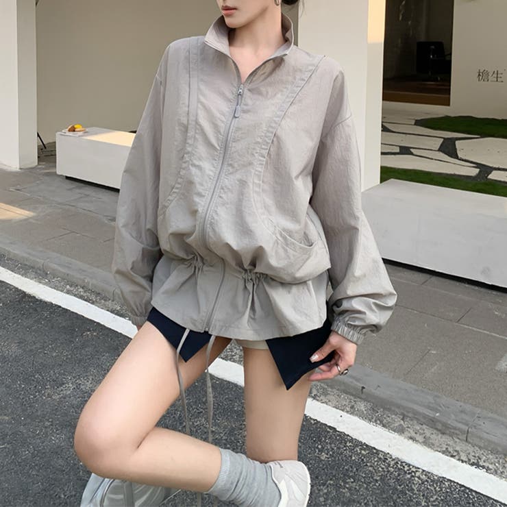 ミレニアル学園風 【春】軽量ドローストリングウエストマーク ゆったり細見えUVカ… | 17kg | 詳細画像1 