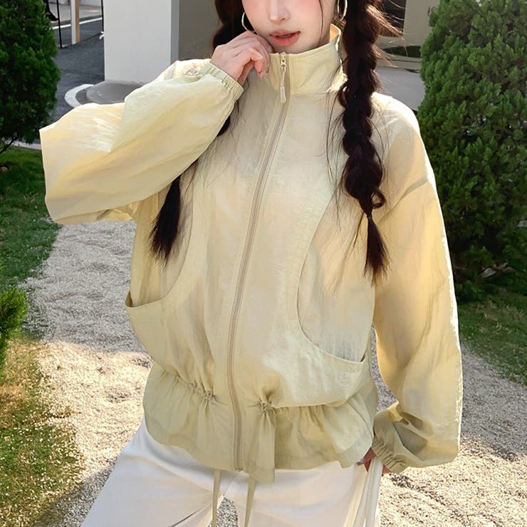 グリーン | ミレニアル学園風 【春】軽量ドローストリングウエストマーク ゆったり細見えUVカ… | 17kg