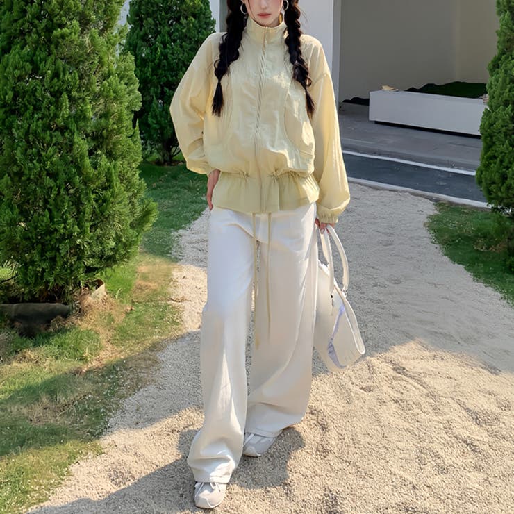 ミレニアル学園風 【春】軽量ドローストリングウエストマーク ゆったり細見えUVカ… | 17kg | 詳細画像8 