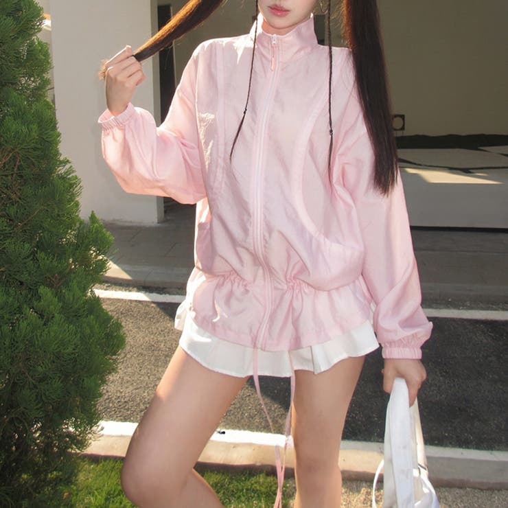 ミレニアル学園風 【春】軽量ドローストリングウエストマーク ゆったり細見えUVカ… | 17kg | 詳細画像11 