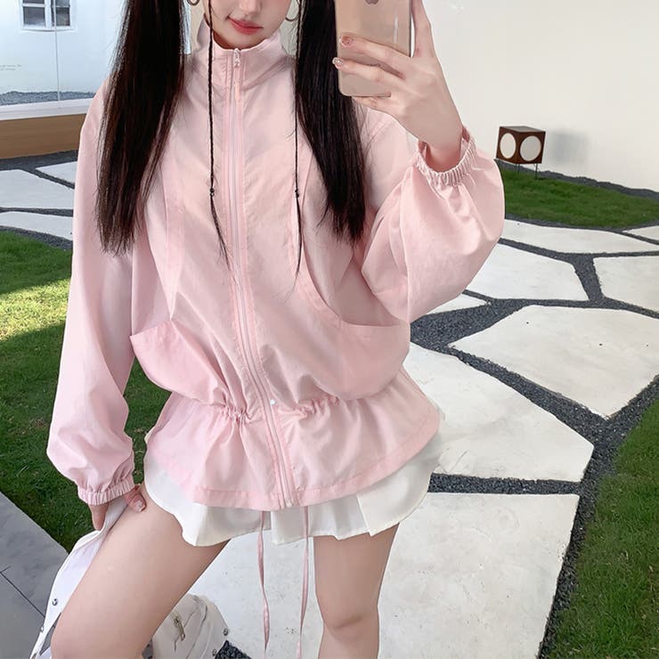 ミレニアル学園風 【春】軽量ドローストリングウエストマーク ゆったり細見えUVカ… | 17kg | 詳細画像13 