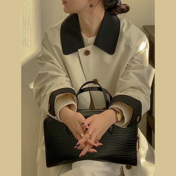 気負わず快適☆【春】シングルボタン通勤ミドル丈トレンチコート | 17kg | 詳細画像11 