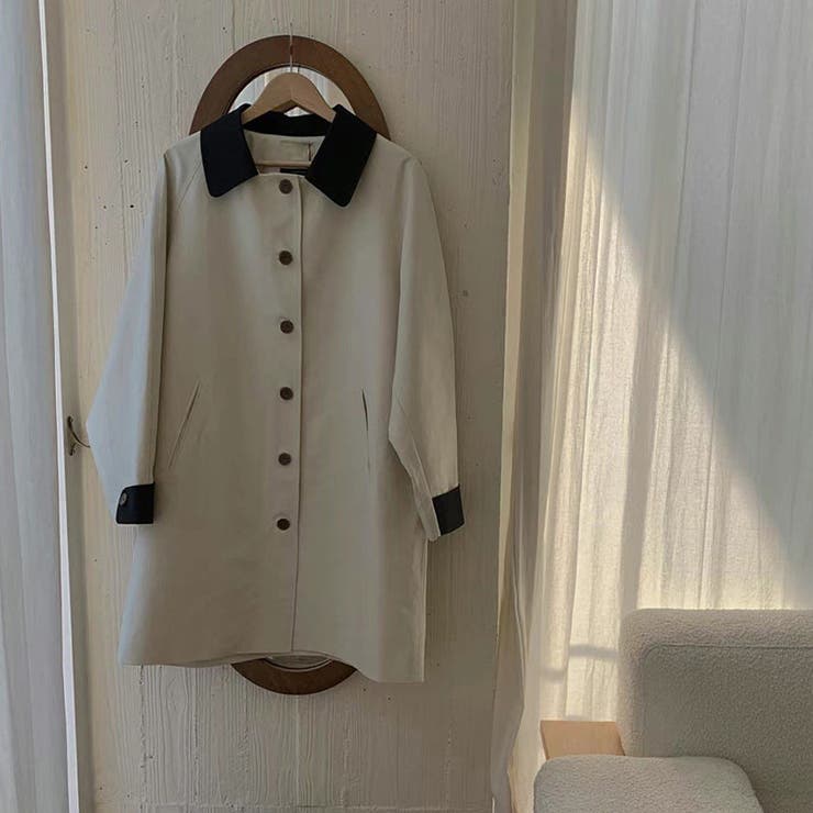 気負わず快適☆【春】シングルボタン通勤ミドル丈トレンチコート | 17kg | 詳細画像18 
