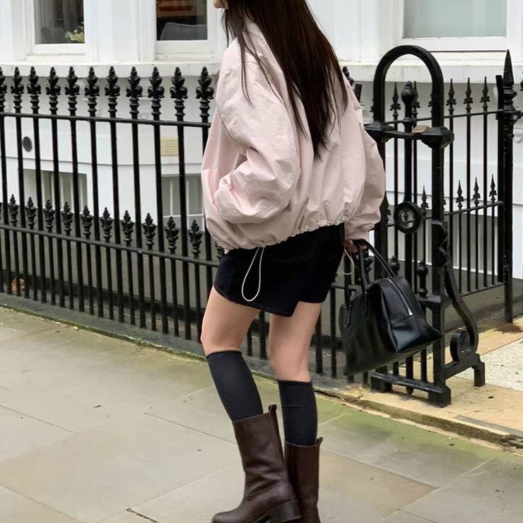 気負わず快適☆【春】ノーカラーゆったりジャケット スタジャン風アウター | 17kg | 詳細画像1 