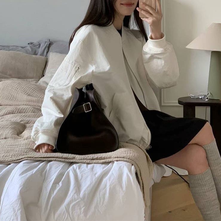 気負わず快適☆【春】ノーカラーゆったりジャケット スタジャン風アウター | 17kg | 詳細画像2 