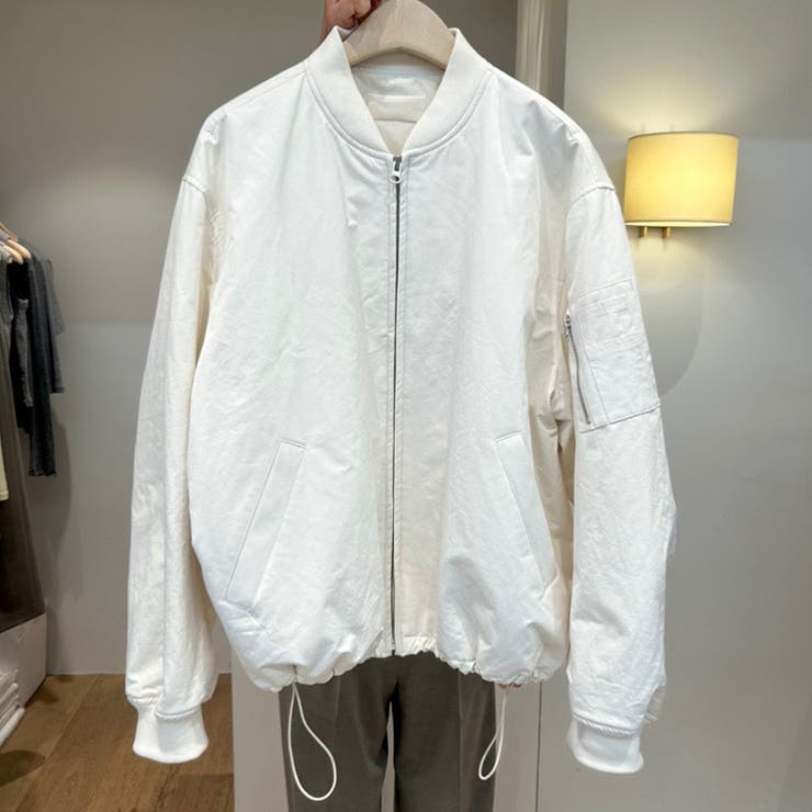 気負わず快適☆【春】ノーカラーゆったりジャケット スタジャン風アウター | 17kg | 詳細画像6 