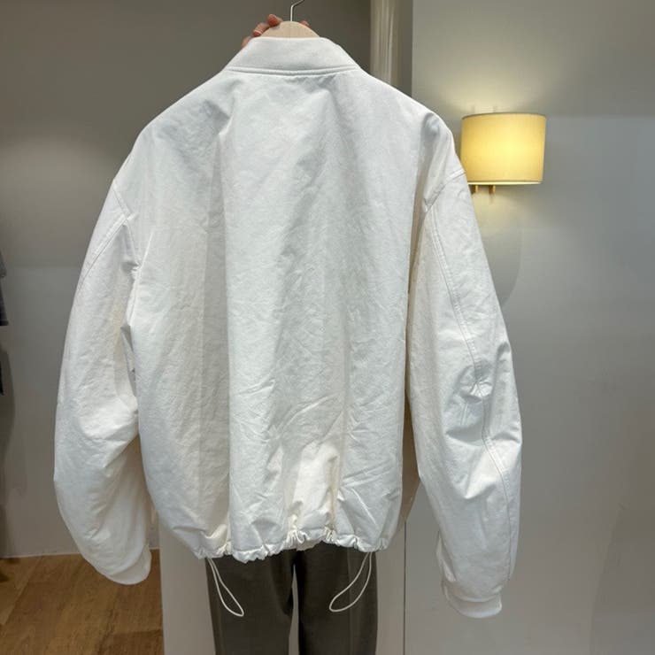 気負わず快適☆【春】ノーカラーゆったりジャケット スタジャン風アウター | 17kg | 詳細画像8 