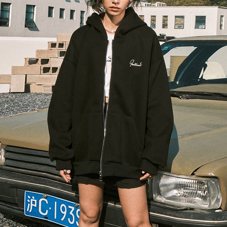 ユニセックス☆【春】ヘビーウェイトジップ パーカーフード付きジップアップ | 17kg | 詳細画像17 