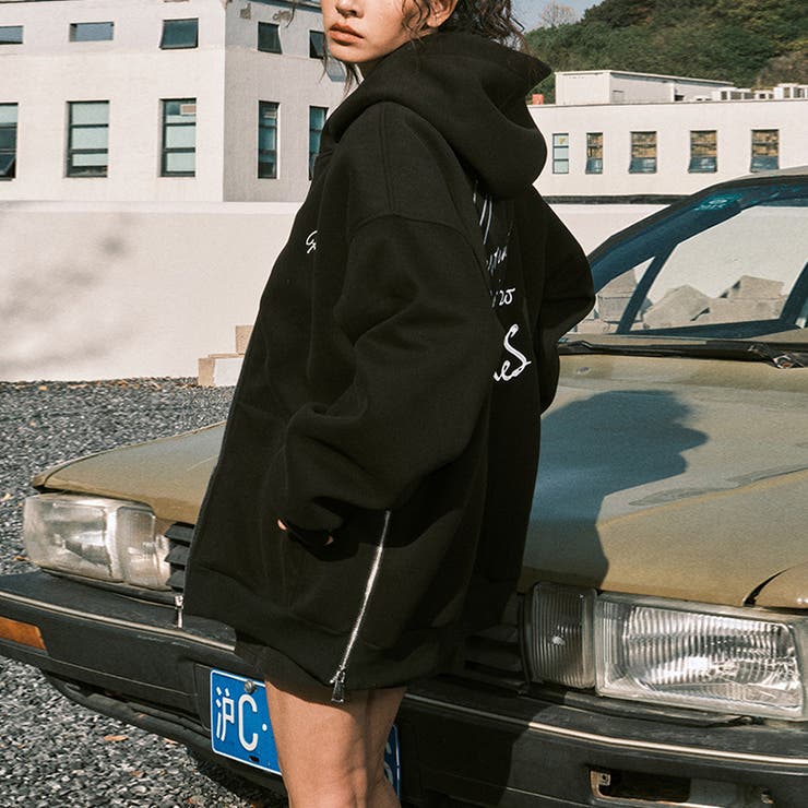 ユニセックス☆【春】ヘビーウェイトジップ パーカーフード付きジップアップ | 17kg | 詳細画像20 