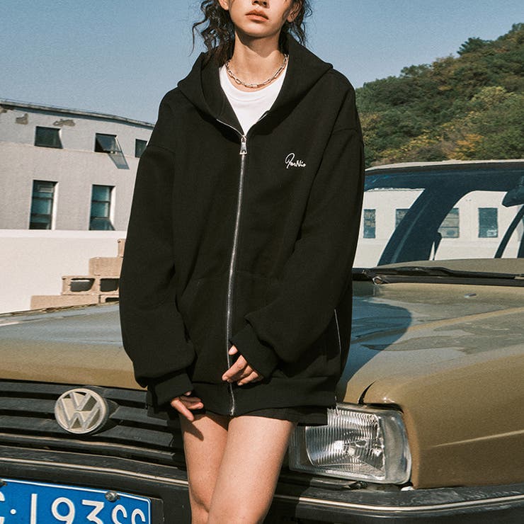 ユニセックス☆【春】ヘビーウェイトジップ パーカーフード付きジップアップ | 17kg | 詳細画像21 