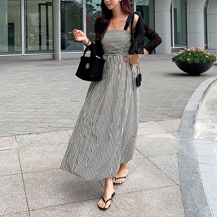 甘辛系ガールズ☆【春】リボンストライプワンピース | 17kg | 詳細画像10 