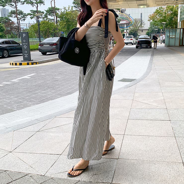 甘辛系ガールズ☆【春】リボンストライプワンピース | 17kg | 詳細画像25 