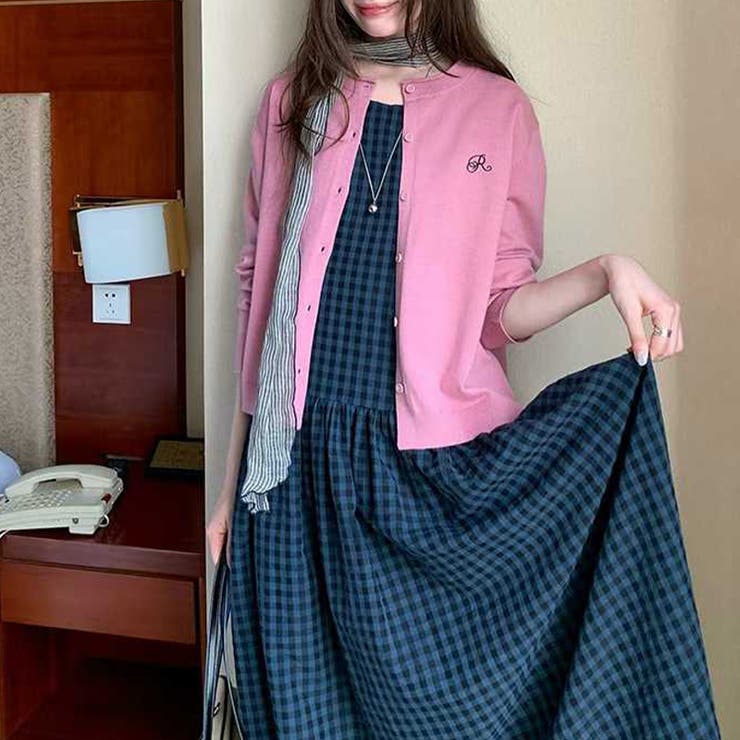 気負わず快適☆【春】ラウンドネック無地ニットカーディガン | 17kg | 詳細画像3 