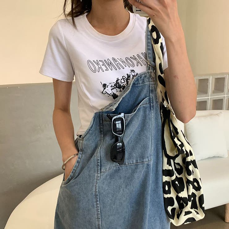甘辛系ガールズ☆【春】アシンメトリーTシャツショート丈 トップス | 17kg | 詳細画像5 