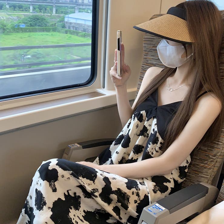 甘辛系ガールズ☆【春】ブラック小花柄 キャミソールワンピース | 17kg | 詳細画像5 