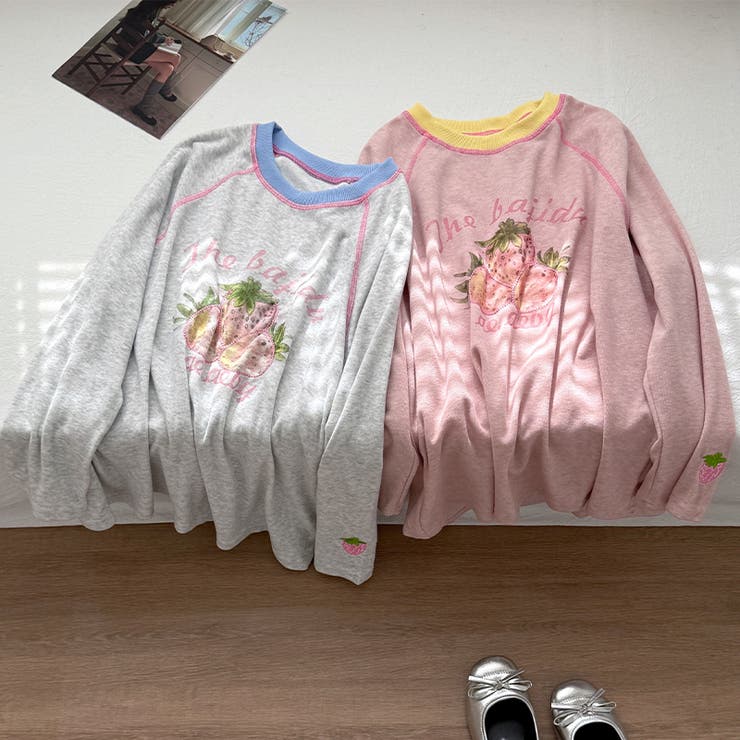 気負わず快適☆【春】ストロベリーピーチ ピンクTシャツ | 17kg | 詳細画像4 