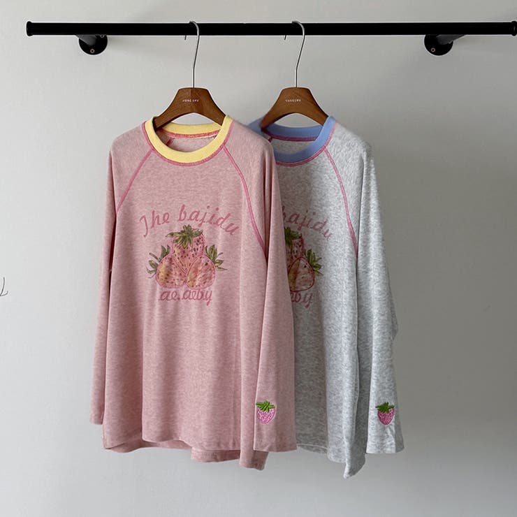 気負わず快適☆【春】ストロベリーピーチ ピンクTシャツ | 17kg | 詳細画像6 